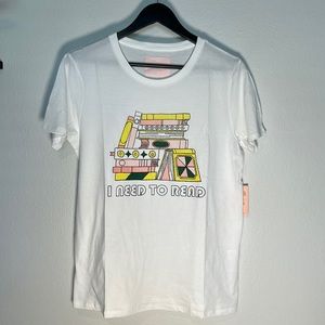 Ban.do I Need to Read White Medium T-Shirt